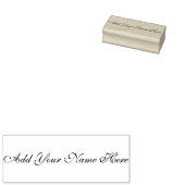 カスタマイズ可能なスタンプをここに名前を追加 ラバースタンプ (押印)