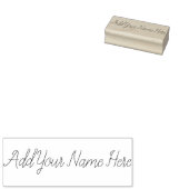 カスタマイズ可能なスタンプをここに名前を追加 ラバースタンプ (押印)