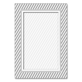 カスタマイズ可能なストライプのグレーの表の番号カード テーブルナンバー