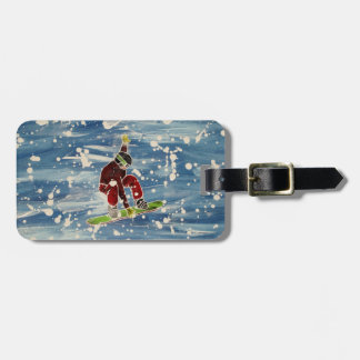 カスタマイズ可能なスノーボーダーラゲージタグ ラゲッジタグ