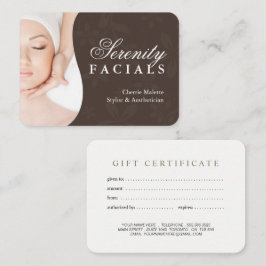 カスタマイズ可能なスパのギフト券 割引カード