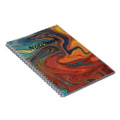 カスタマイズ可能なスパイラルノートブック ノートブック (右側)