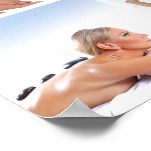 カスタマイズ可能なスパ美しいヘルスセンター用ポスター ポスター (角)