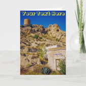 カスタマイズ可能なスペインの城 カード (正面)