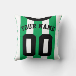 カスタマイズ可能なスポーツジャージーテンプレート枕、サッカー クッション