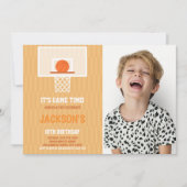 カスタマイズ可能なスポーツパーティの招待状 子供へ 招待状 (正面)