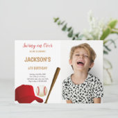 カスタマイズ可能なスポーツパーティの招待状 子供へ 招待状 (スタンド正面)