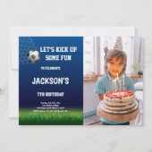 カスタマイズ可能なスポーツパーティの招待状 子供へ 招待状 (正面)