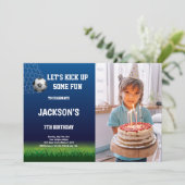 カスタマイズ可能なスポーツパーティの招待状 子供へ 招待状 (スタンド正面)