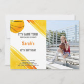カスタマイズ可能なスポーツパーティの招待状 子供へ 招待状 (正面)
