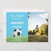 カスタマイズ可能なスポーツパーティの招待状 子供へ 招待状 (正面)