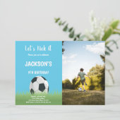 カスタマイズ可能なスポーツパーティの招待状 子供へ 招待状 (スタンド正面)