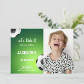 カスタマイズ可能なスポーツパーティの招待状 子供へ 招待状 (スタンド正面)