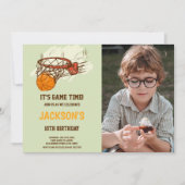カスタマイズ可能なスポーツパーティの招待状 子供へ 招待状 (正面)