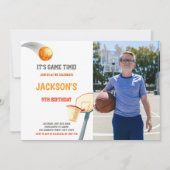 カスタマイズ可能なスポーツパーティの招待状 子供へ 招待状 (正面)