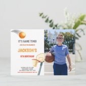 カスタマイズ可能なスポーツパーティの招待状 子供へ 招待状 (スタンド正面)