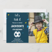 カスタマイズ可能なスポーツパーティの招待状 子供へ 招待状 (正面)