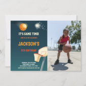 カスタマイズ可能なスポーツパーティの招待状 子供へ 招待状 (正面)