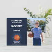 カスタマイズ可能なスポーツパーティの招待状 子供へ 招待状 (スタンド正面)