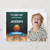 カスタマイズ可能なスポーツパーティの招待状 子供へ 招待状 (正面)