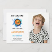 カスタマイズ可能なスポーツパーティの招待状 子供へ 招待状 (正面)