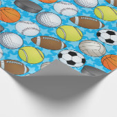 カスタマイズ可能なスポーツ ラッピングペーパー (角)