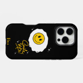 カスタマイズ可能なスマイルの日の出 iPhoneケース (裏面横)