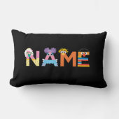 カスタマイズ可能なセサミストリートアルファベット腰枕 ランバークッション (正面)