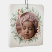 カスタマイズ可能なセラミックオーナメントと妖精フレーム セラミックオーナメント (右)