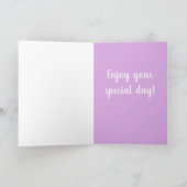 カスタマイズ可能なセントバーナード カード (内部)