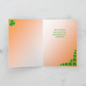 カスタマイズ可能なセントパトリックの日カード カード (内部)