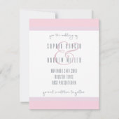 カスタマイズ可能なセーブ・ザ・デート案内テンプレート 招待状 (裏面)