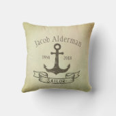 カスタマイズ可能なセーラーメモリアル クッション (裏面)