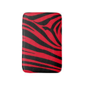 カスタマイズ可能なゼブラ印刷 バスマット (正面縦)