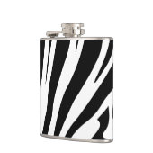 カスタマイズ可能なゼブラ印刷 フラスク (左)