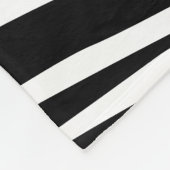 カスタマイズ可能なゼブラ印刷 フリースブランケット (角)