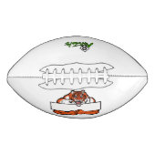 カスタマイズ可能なタイガースポーツロゴサッカー アメリカンフットボール (正面)