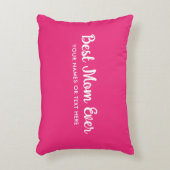 カスタマイズ可能なタイポグラフィ最高のテンプレートMom Ever アクセントクッション (正面(垂直))