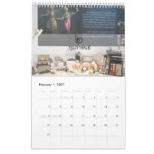 カスタマイズ可能なタイ写真カレンダー2025 カレンダー (2月 2027)