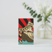 カスタマイズ可能なタトゥークーポン ロイヤリティカード (スタンド正面)