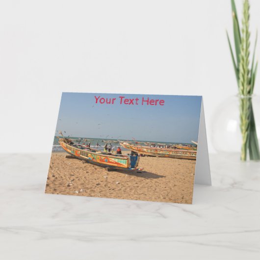 カスタマイズ可能なタンジ（ガンビア） カード (正面)