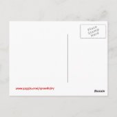 カスタマイズ可能なターダクケンデザイン ポストカード (裏面)