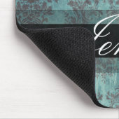 カスタマイズ可能なダマスク織のデザイン マウスパッド (コーナー)