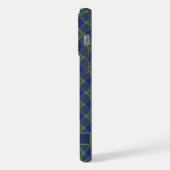 カスタマイズ可能なダークネイビーブルーグリーン市松模様に iPhoneケース (左側面)