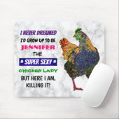カスタマイズ可能なチキンレディ – マウスパッド (マウス)