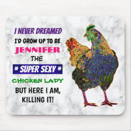 カスタマイズ可能なチキンレディ – マウスパッド