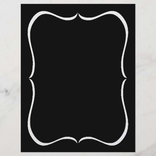 カスタマイズ可能なチョーク縁どプロモーションフライヤー チラシ (正面)