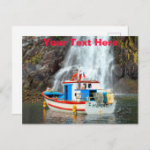 カスタマイズ可能なチリ滝 ポストカード (正面/裏面)