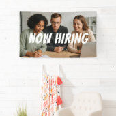 カスタマイズ可能なチームが連携して採用バナー 横断幕 (インサイチュ)