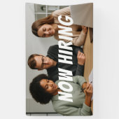 カスタマイズ可能なチームが連携して採用バナー 横断幕 (縦)